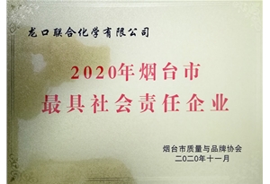 2020年烟台最具社会责任企业