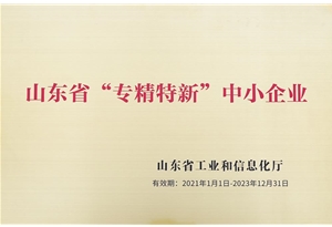 山东省“专精特新”中小企业